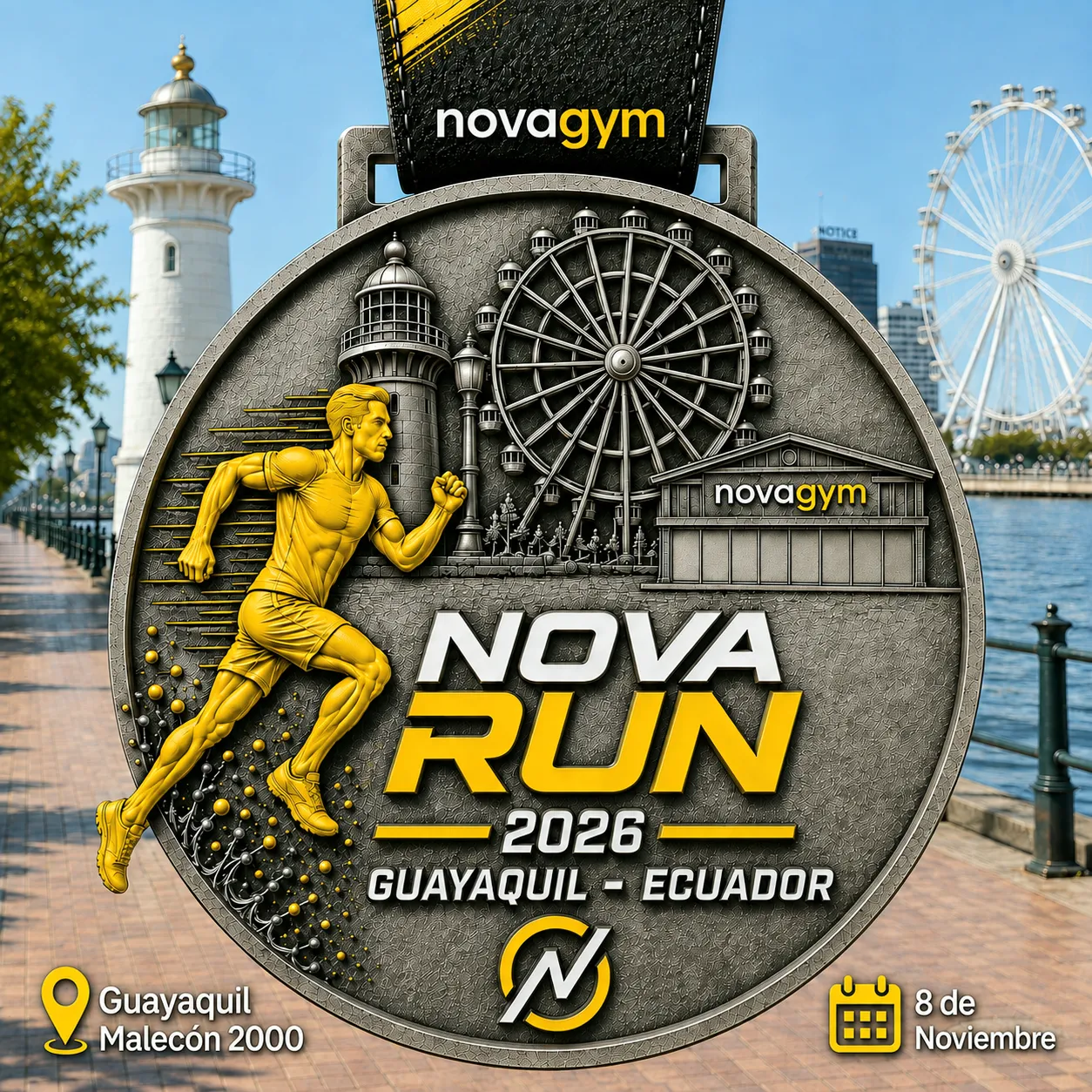 Medalla finisher NOVA RUN